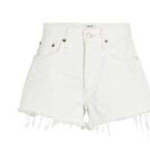 AGOLDE PARKER CUT-OFF DENIM SHORTS